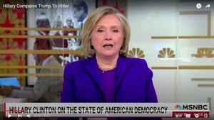 Hillary Compares Trump To Hitler