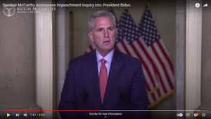 Speaker McCarthy Announces Impeachment Inquiry into President Biden