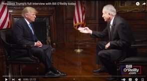 President Trump’s interview with Bill O’Reilly 