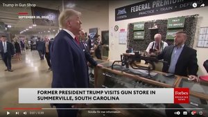 Trump In Gun Shop